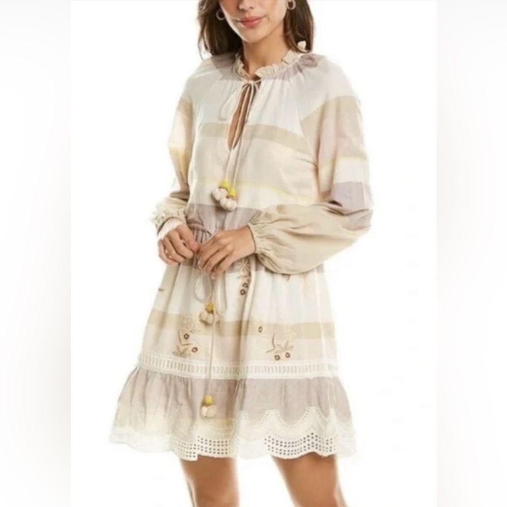 Hemant& Nandita boho style mini dress, S